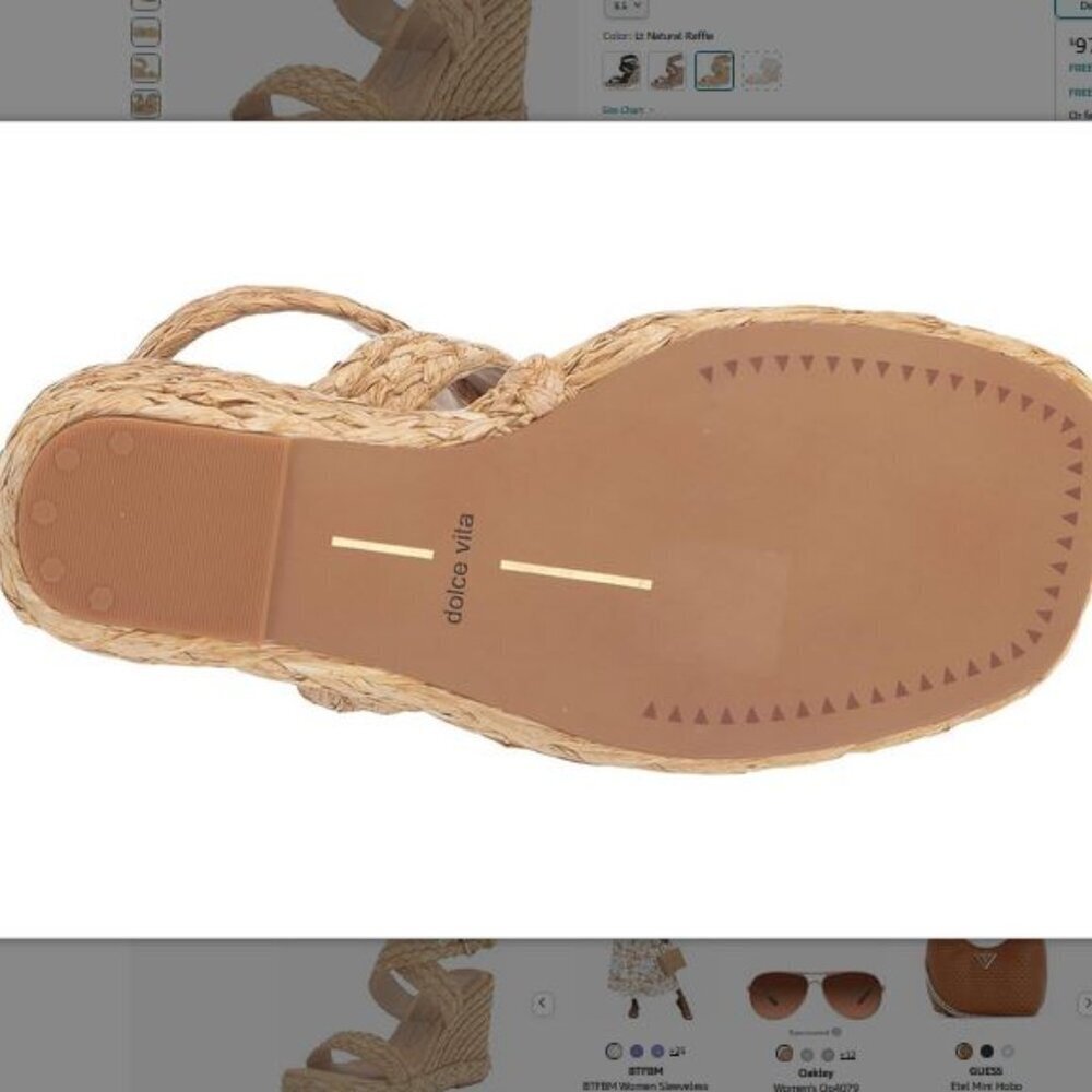 Dolce Vita Women's Aldona Wedge Sandal NWT - Picture 2 of 7